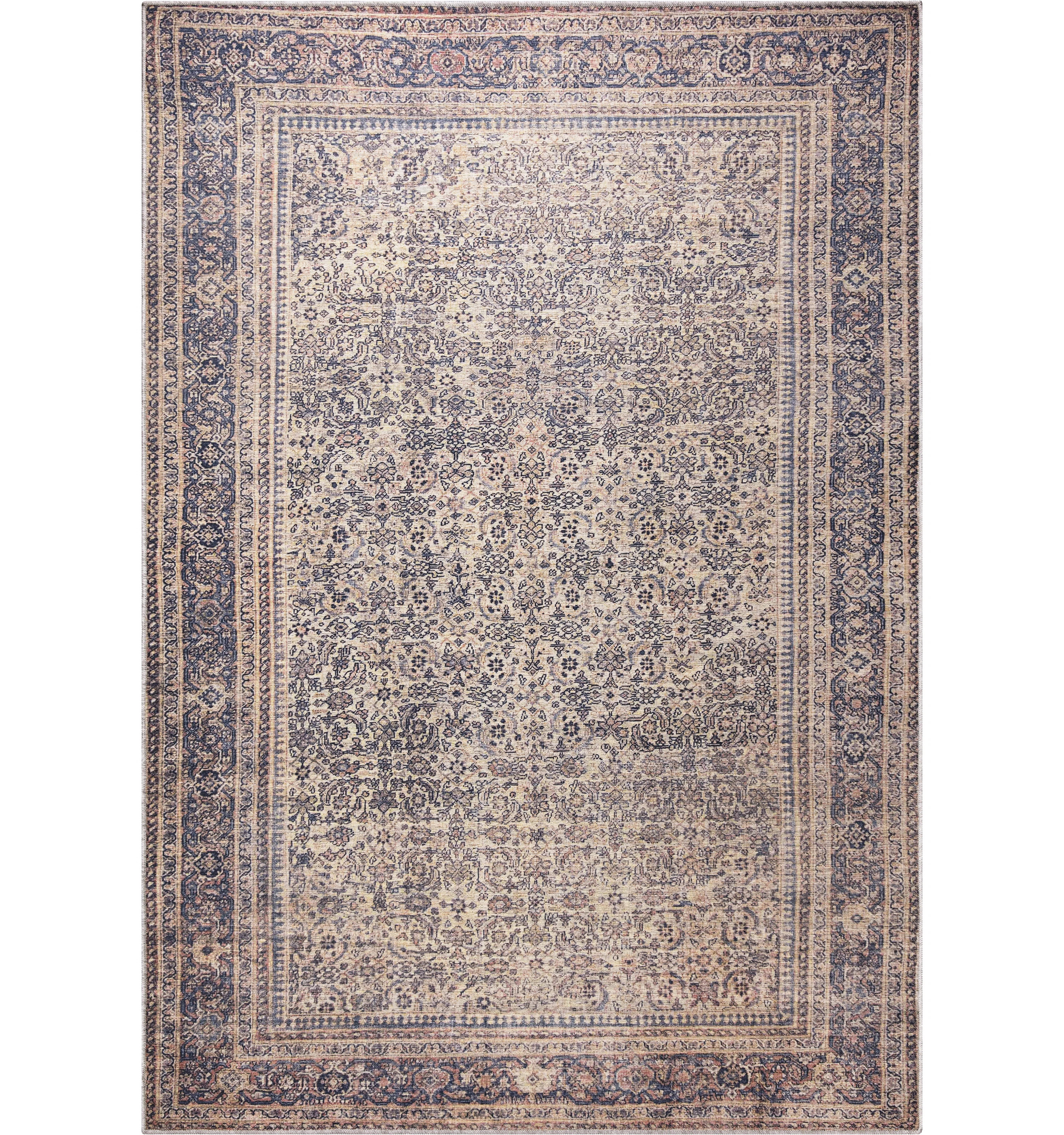 Bungalow Rose Devendr Oriental Ivory/Purple/Gray Area Rug & Reviews | Wayfair | Wayfair North America