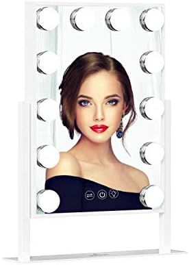 Impressions Hollywood Tri Tone XL Makeup Mirror with 12 LED Bulbs, Vanity Dressing Mirror with 360 D | Amazon (US)