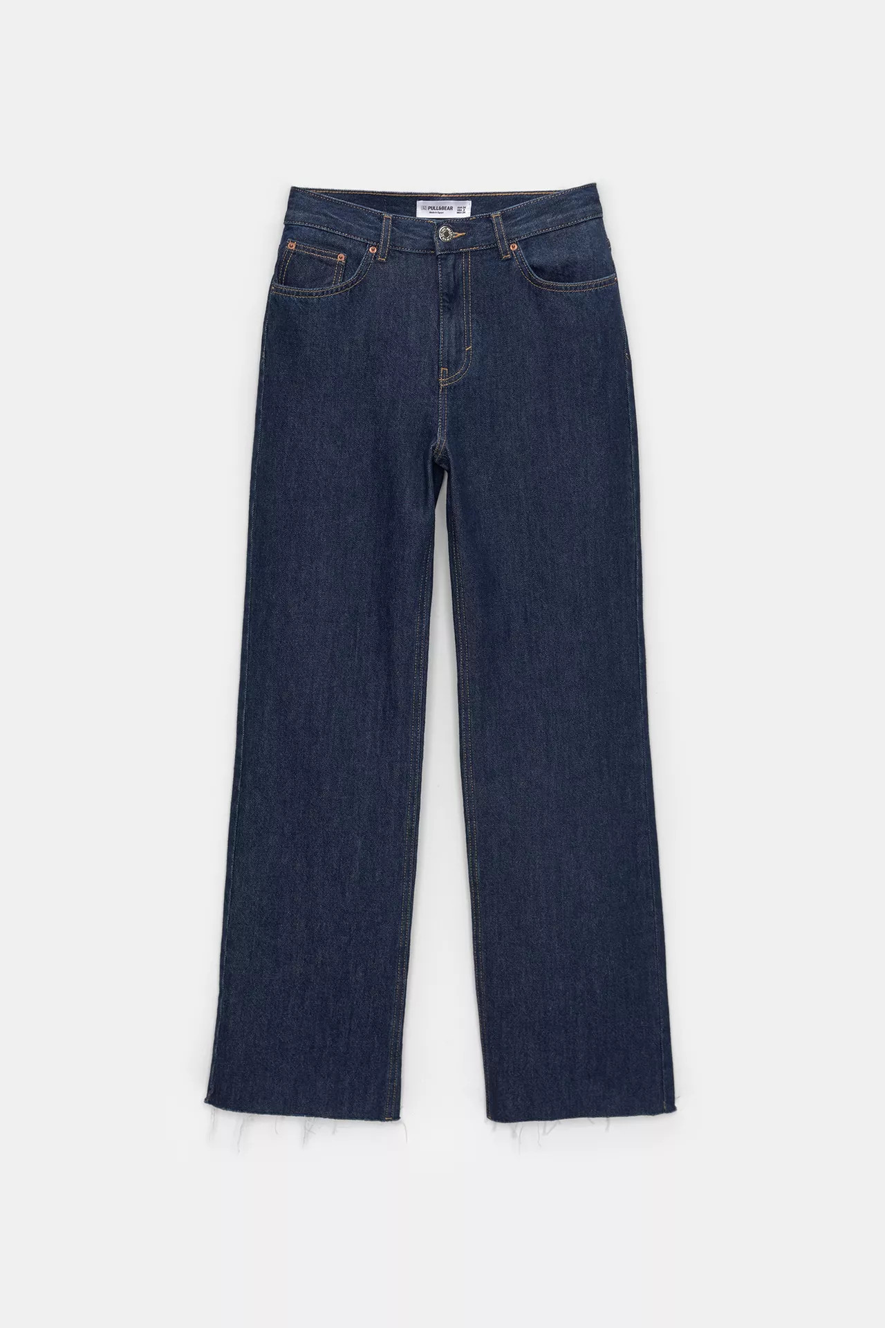 Straight-Leg-Jeans mit hohem Bund | PULL and BEAR DE