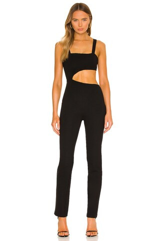 superdown Brylee Cut Out Jumpsuit in Black from Revolve.com | Revolve Clothing (Global)