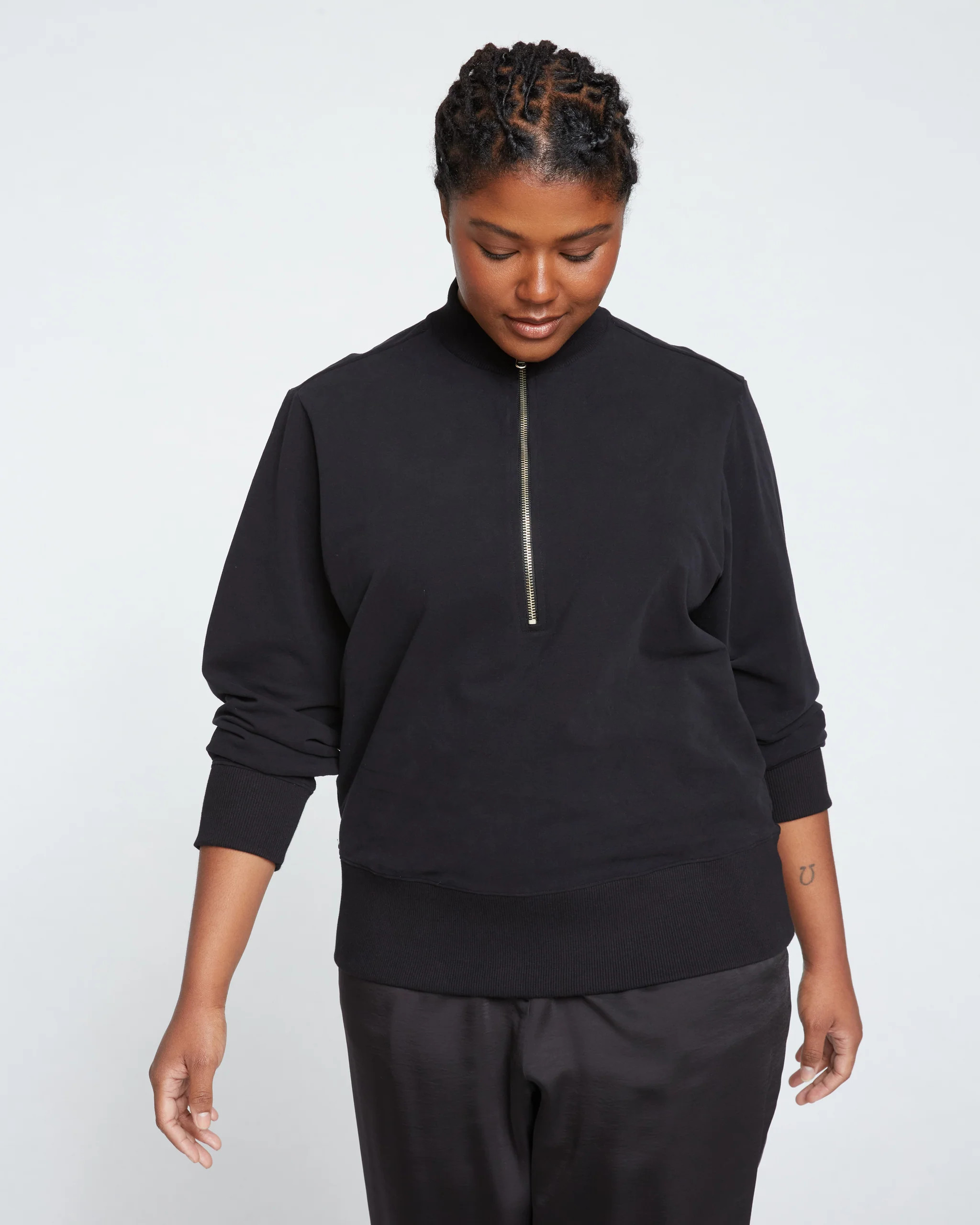 Peachy Terry Half Zip Pullover | Universal Standard