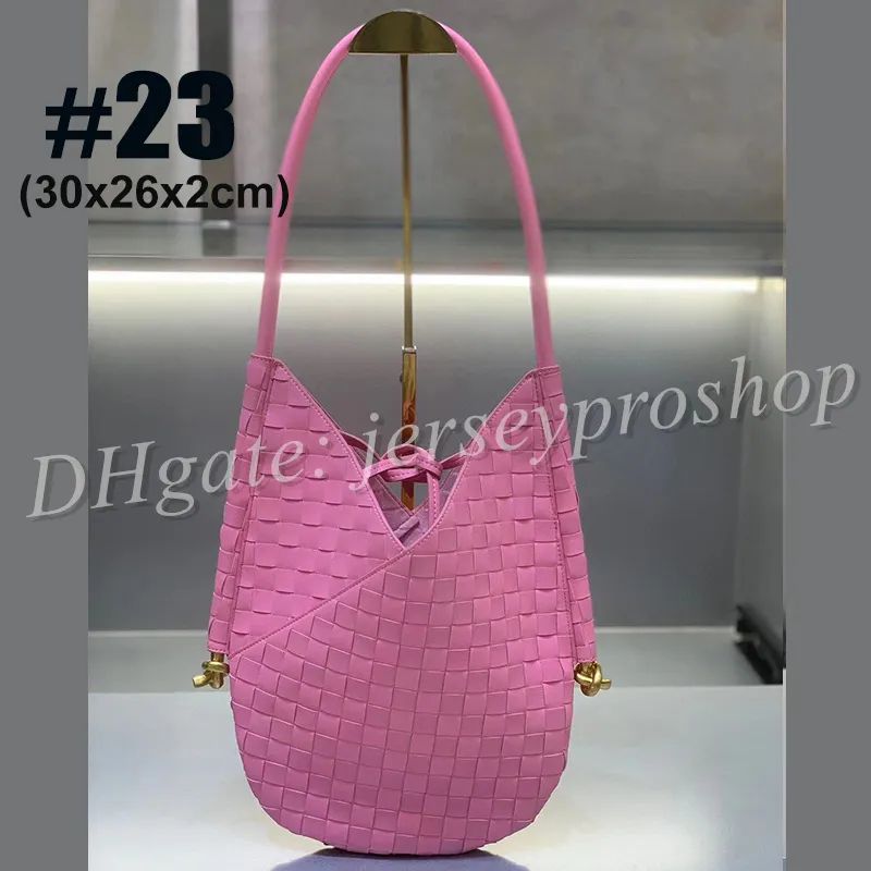 Bottega Veneta Dupe Fashion Bags Cross Woven Design Woven Portable Makeup Bag18x12.5x8cm Womens B... | DHGate
