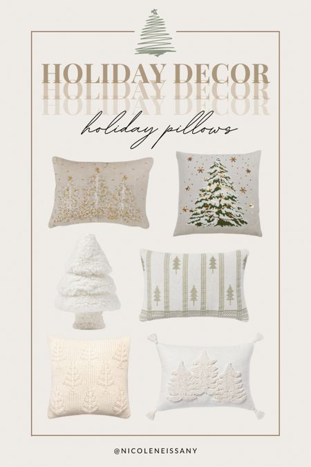 Neutral holiday pillows

// Christmas pillows, holiday decor, Christmas decor, holiday home decor, Christmas home decor, living room

#LTKhome #LTKHoliday #LTKunder50