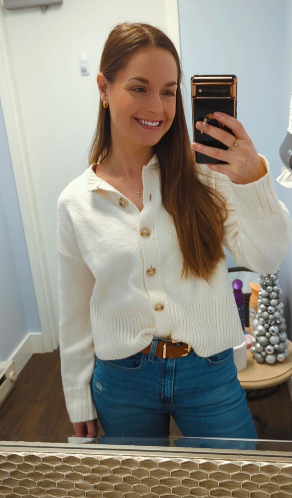 Today's simple work ootd. Loving this new faux suede belt 🤎

#LTKgrwm #LTKootd #LTKWorkwear