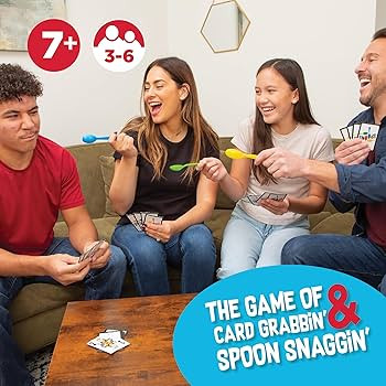 PlayMonster Spoons in a Case, Card Games for Kids - Spoons Game, Fun Family Games for Kids and Ad... | Amazon (US)