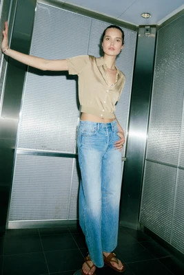 Sydney High Rise Bowed Wide - Hazy | Pistola Denim