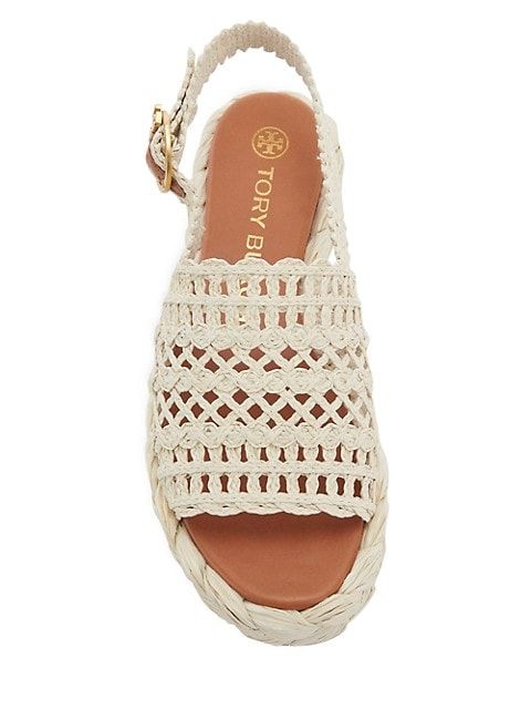 Raffia Flatform Sandals | Saks Fifth Avenue
