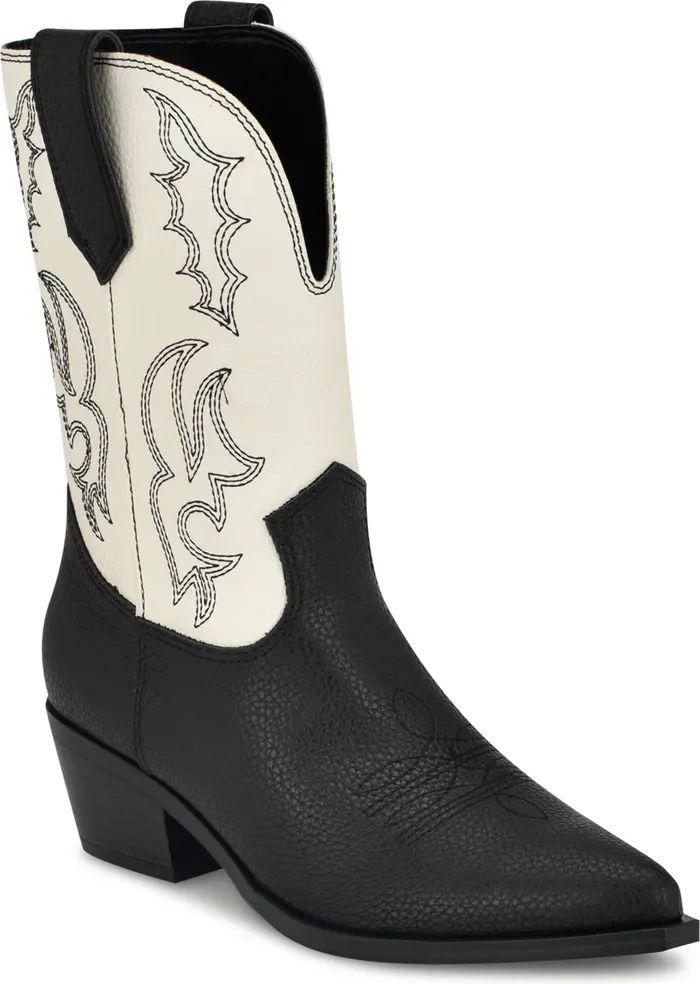 Nine West Yodown Pointed Toe Western Boot (Women) | Nordstrom | Nordstrom