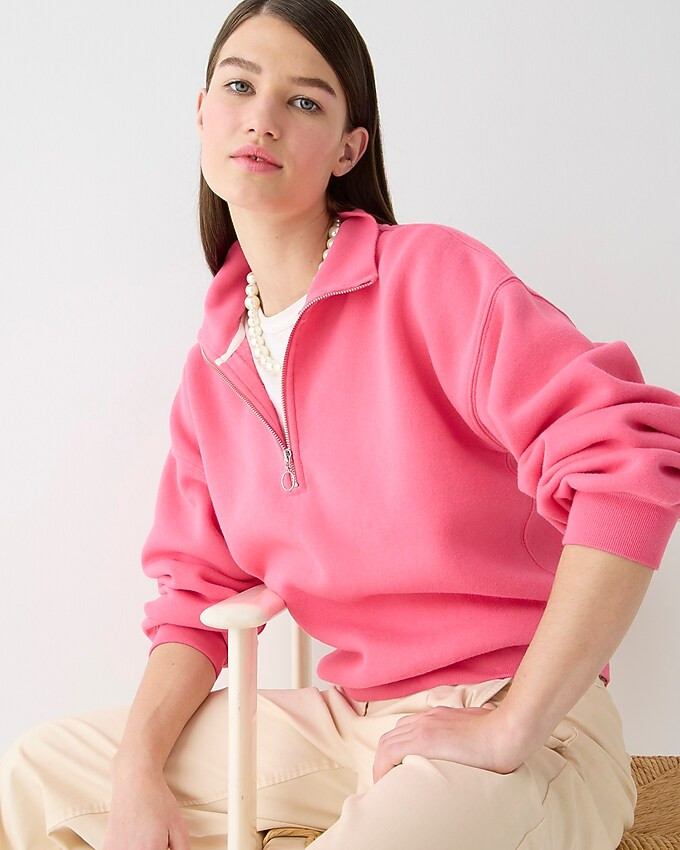 Heritage fleece half-zip sweatshirt | J. Crew US