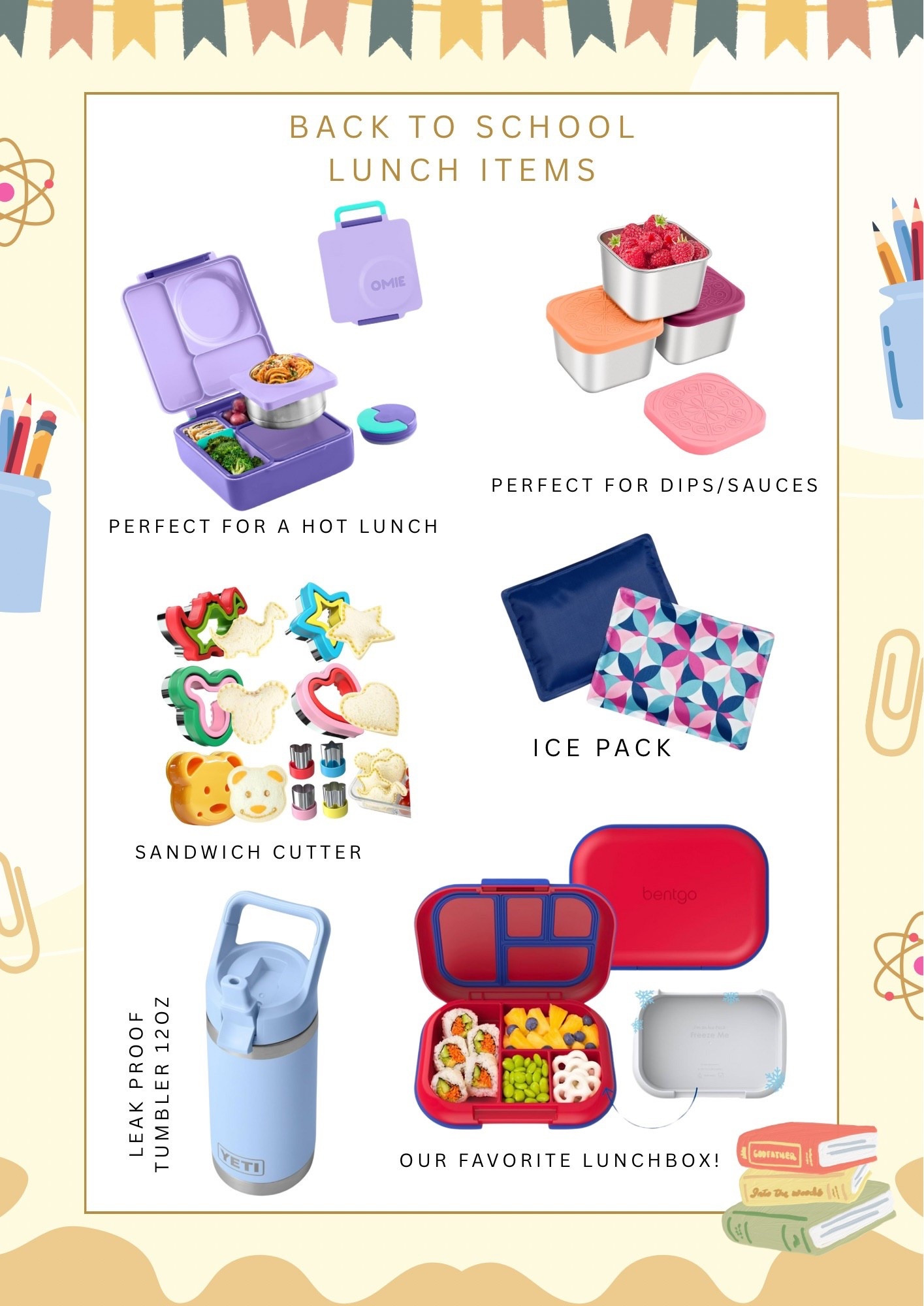 Back to school lunch options!