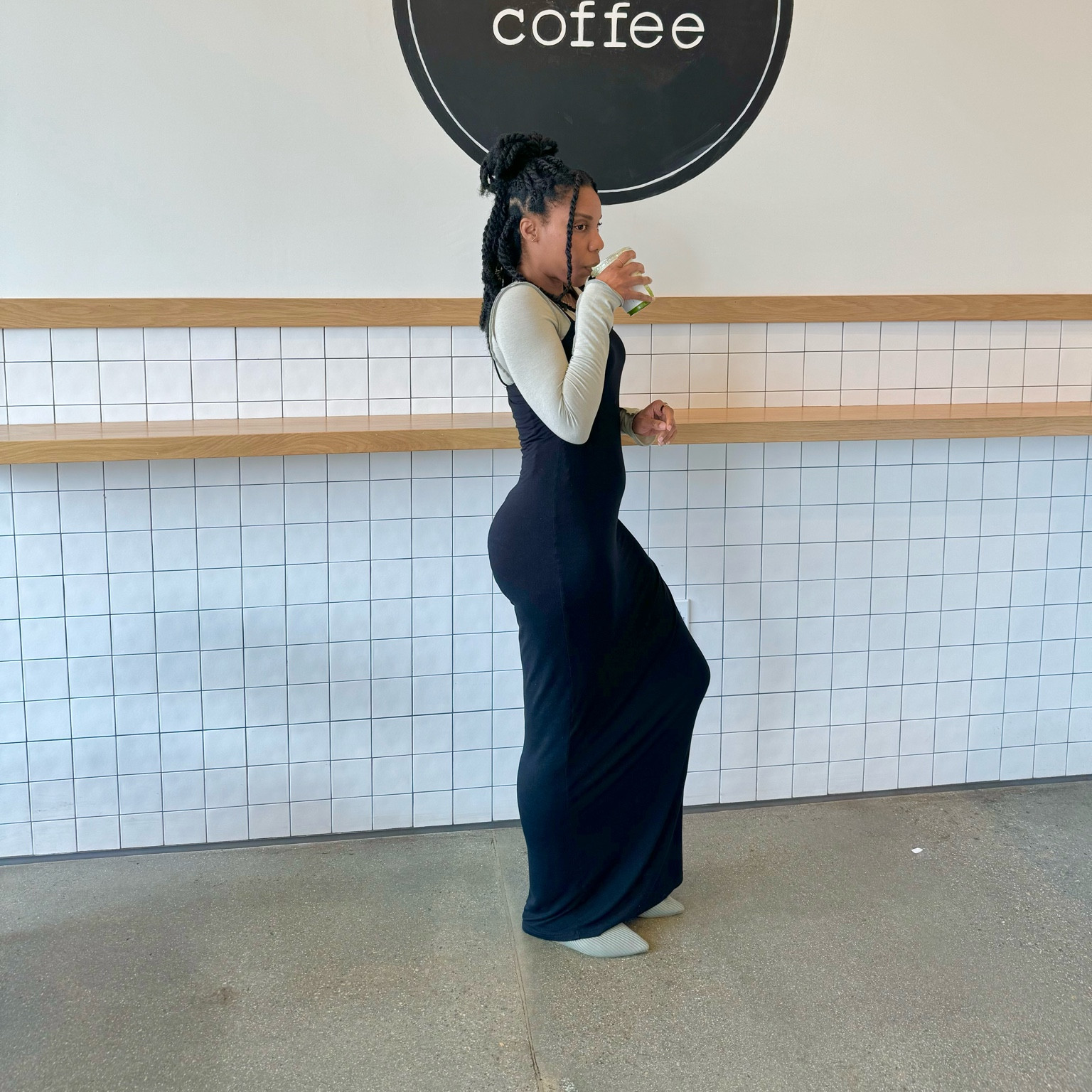 Strappy maxi bodycon black jersey dresss

#LTKsalealert #LTKstyletip #LTKfindsunder50