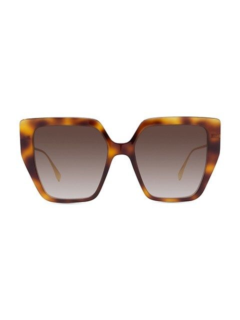 55MM Logo Butterfly Sunglasses | Saks Fifth Avenue