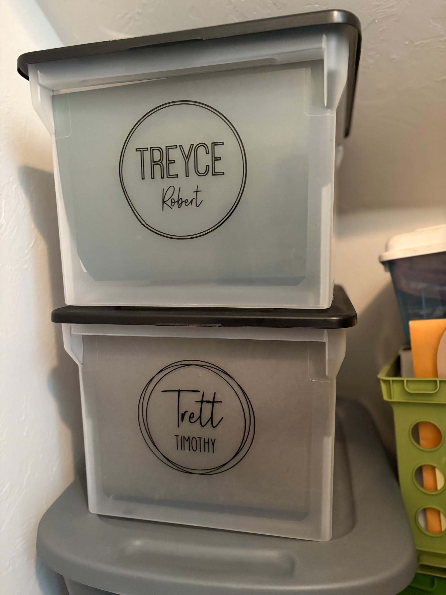 Organizing totes! The handiest thing 