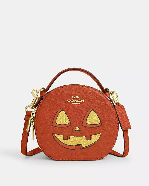 Canteen Crossbody Bag With Halloween Pumpkin Print | Coach Outlet US