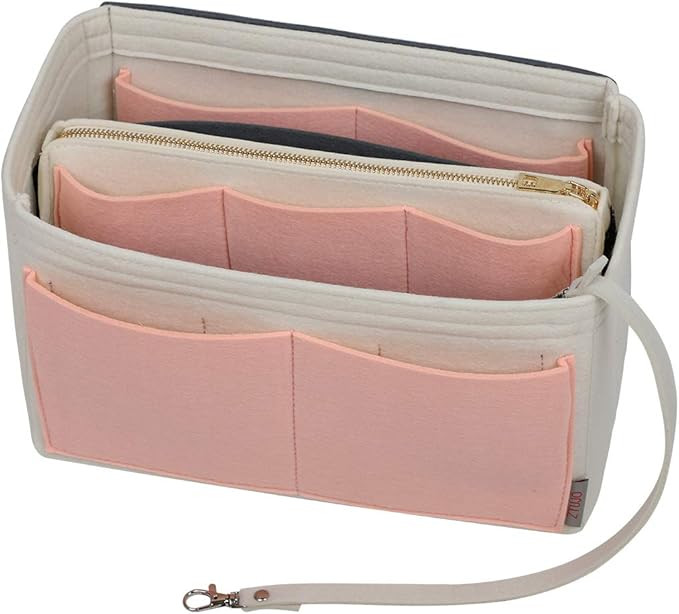 Purse Organizer Insert, Felt Bag organizer with zipper, Handbag & Tote Shaper, For Speedy Neverfu... | Amazon (US)