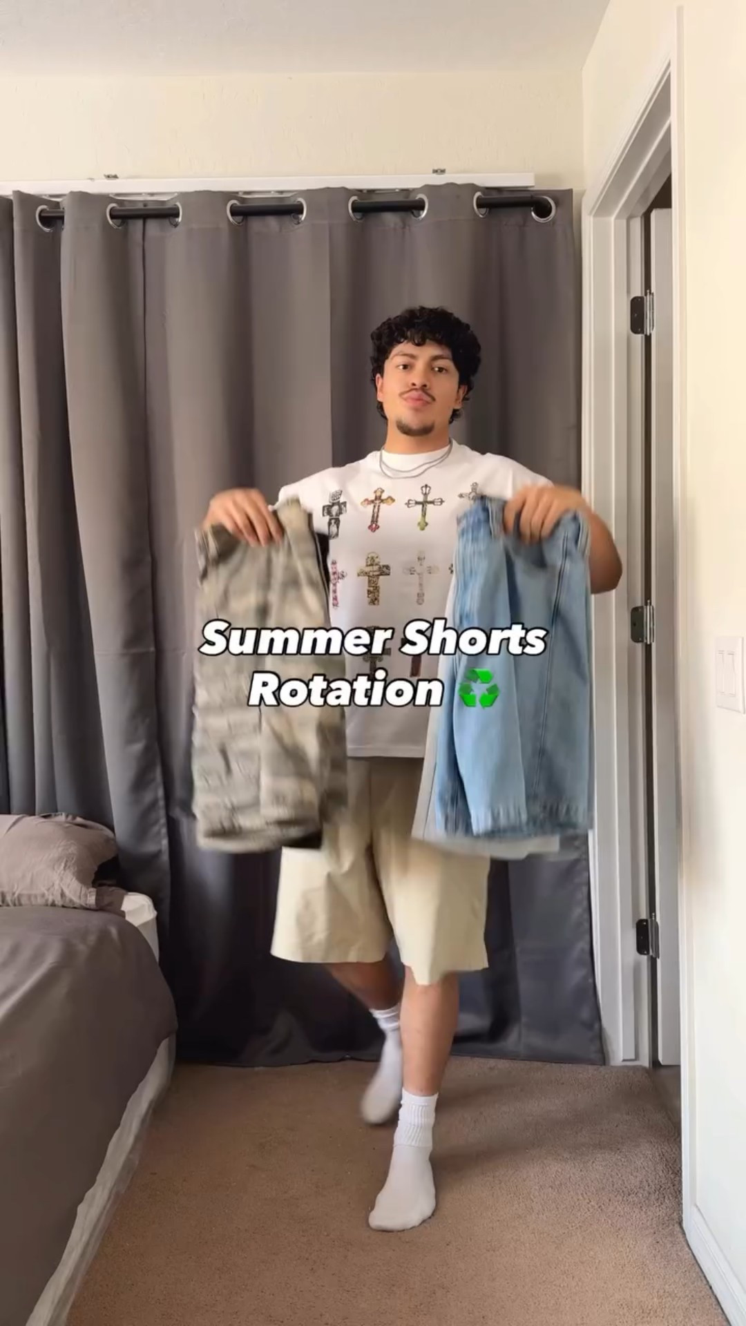 Been loving all of these👌😮‍💨 lmk what you guys been wearing this summer. #shorts #mensfashion #outfitideas #summeroutfitideas