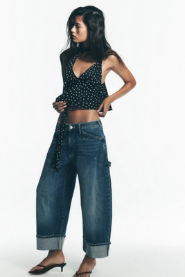 The Kayden Barrel Carpenter Jeans by Pilcro | Anthropologie (US)