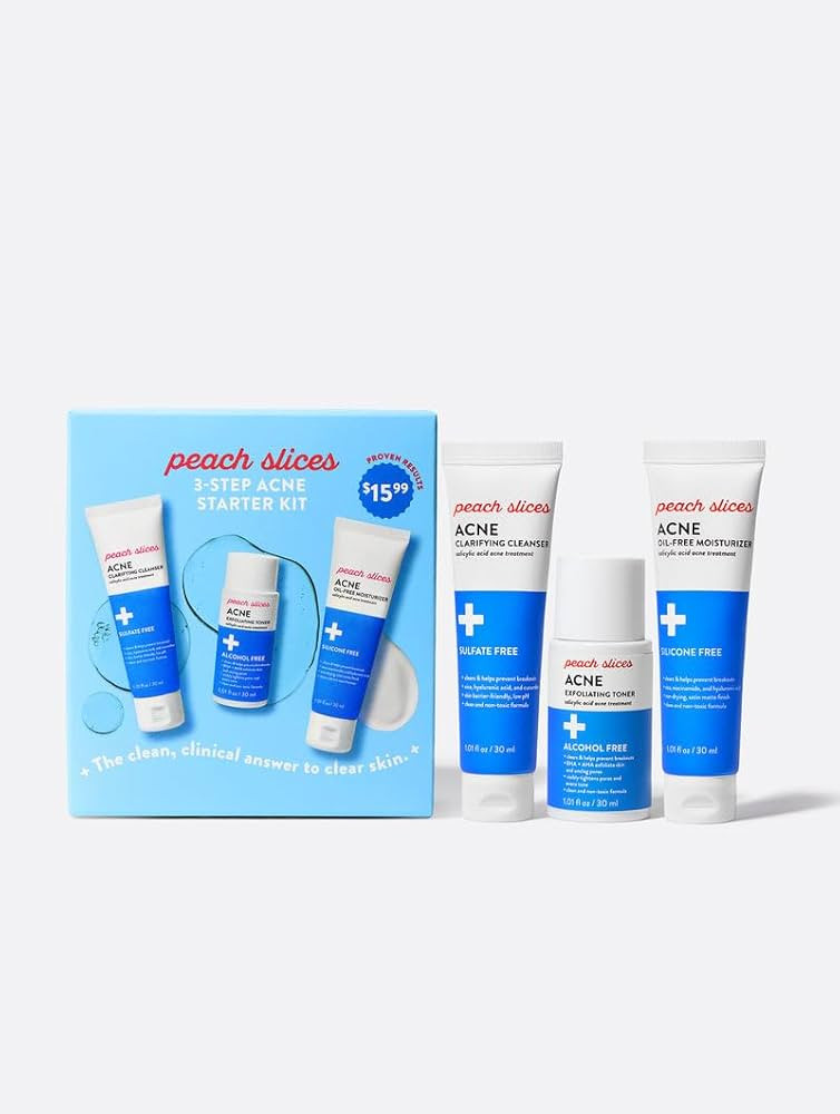 Peach Slices 3-Step Acne Starter Kit | Amazon (US)