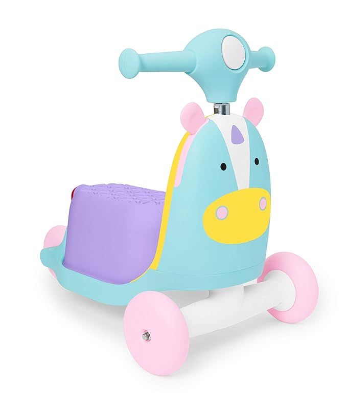 Amazon.com : Skip Hop 3-in-1 Baby Activity Push Walker to Toddler Scooter, Zoo Unicorn : Toys & G... | Amazon (US)