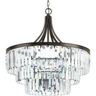 Glimmer Collection 6-Light Antique Bronze Pendant | The Home Depot