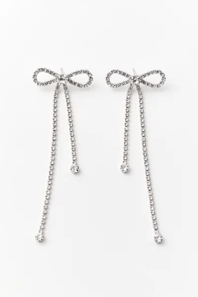 Rhinestone Bow Earring | Urban Outfitters (US and RoW)