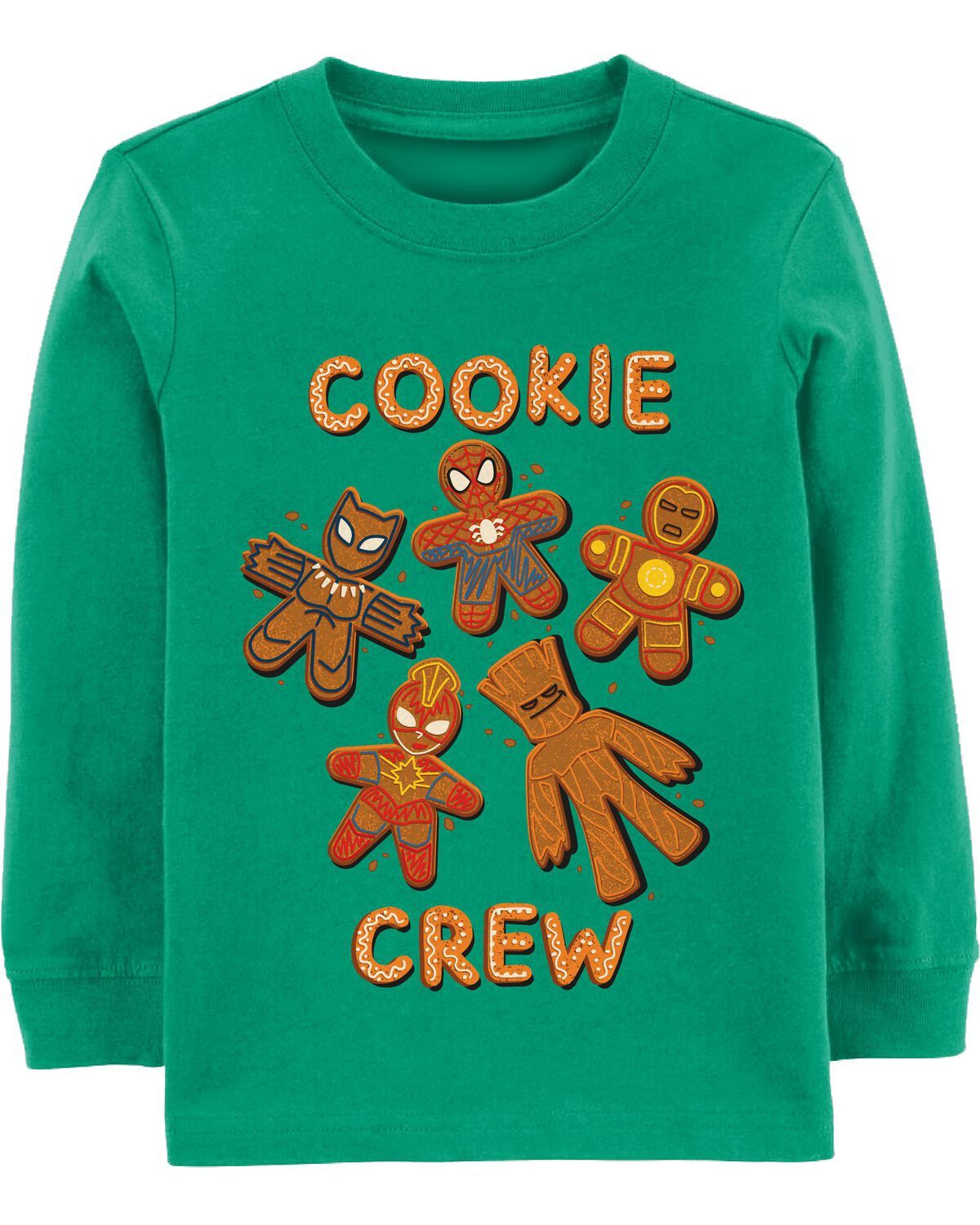 Green Toddler Marvel Christmas Tee | carters.com | Carter's