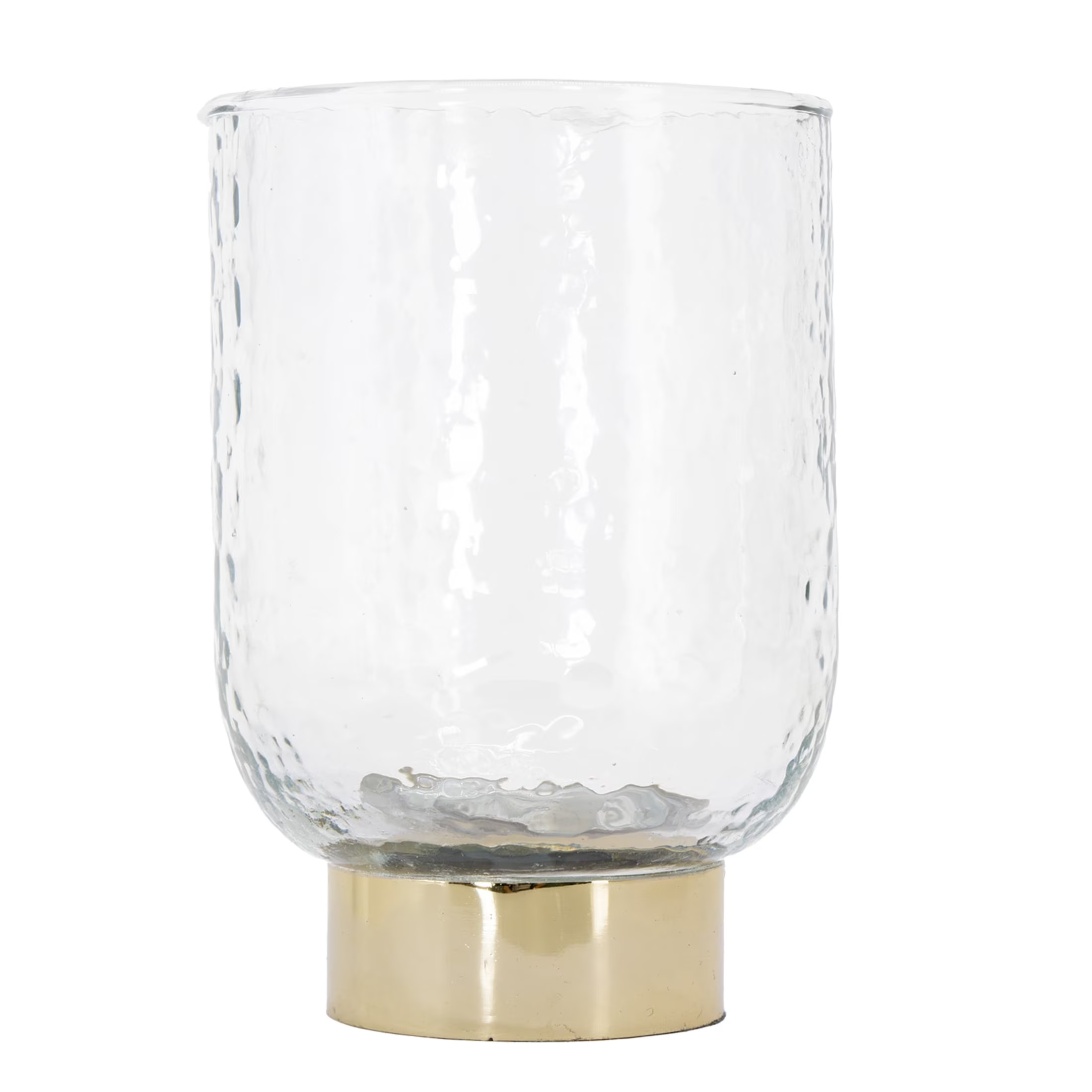 My Texas House Clear and Gold Glass Christmas Votive Candle Holder, 4" | Walmart (US)