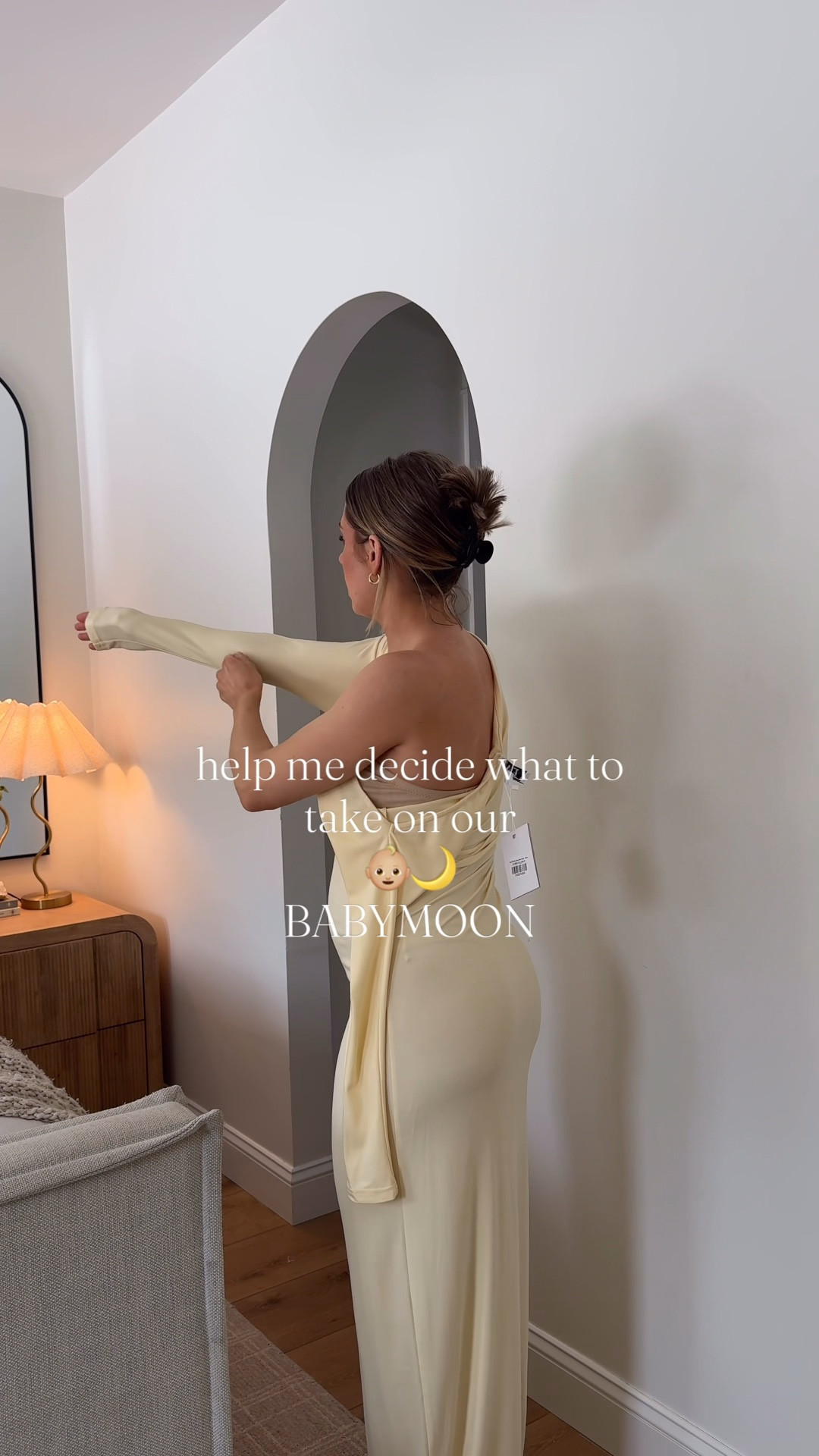 help me decide what to pack for our babymoon 🤍
what’s making the suitcase?

Sized up one size in everything, except the last dress I sized up 2 sizes! 

#LTKTravel #LTKBump #LTKgrwm