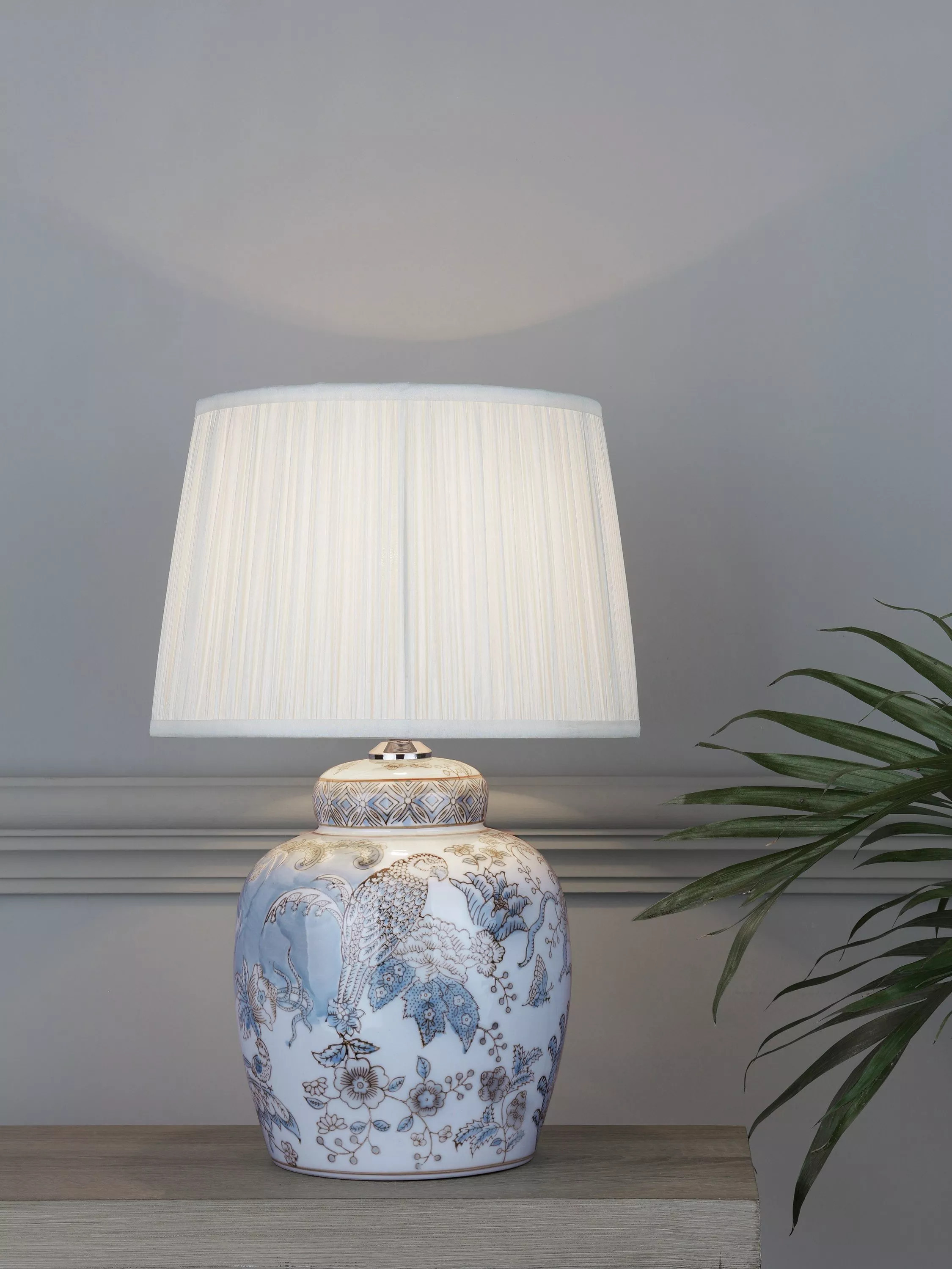 Laura Ashley Elizabeth Ceramic Table Lamp, Multi | John Lewis (UK)