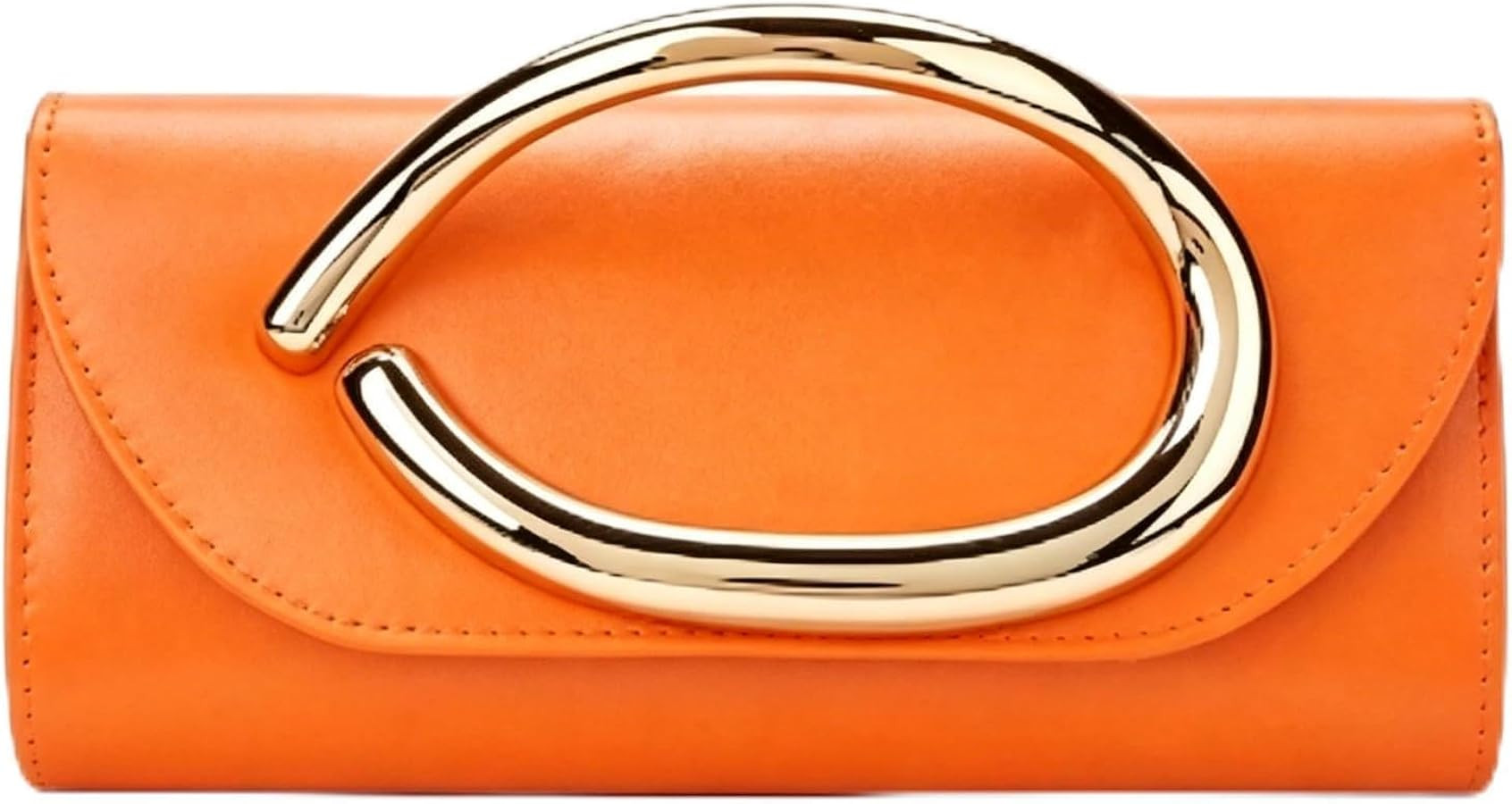Clutch Purses for Women, Evening Bag with Chain and Metal Handle, Stylish & Elegant for Dinners, ... | Amazon (US)