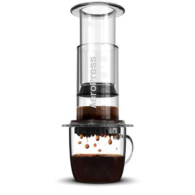 AeroPress Clear Single-Serve Coffee Press: Manual Pour Over, Brews Iced Coffee, Uses Paper Filters, 8 oz Capacity | Target