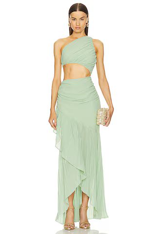 Michael Costello x REVOLVE Britney Gown in Pistachio Green from Revolve.com | Revolve Clothing (Global)