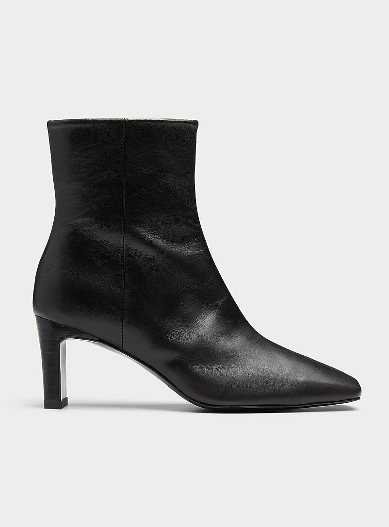 Moa leather-heeled bootsWomen | Simons