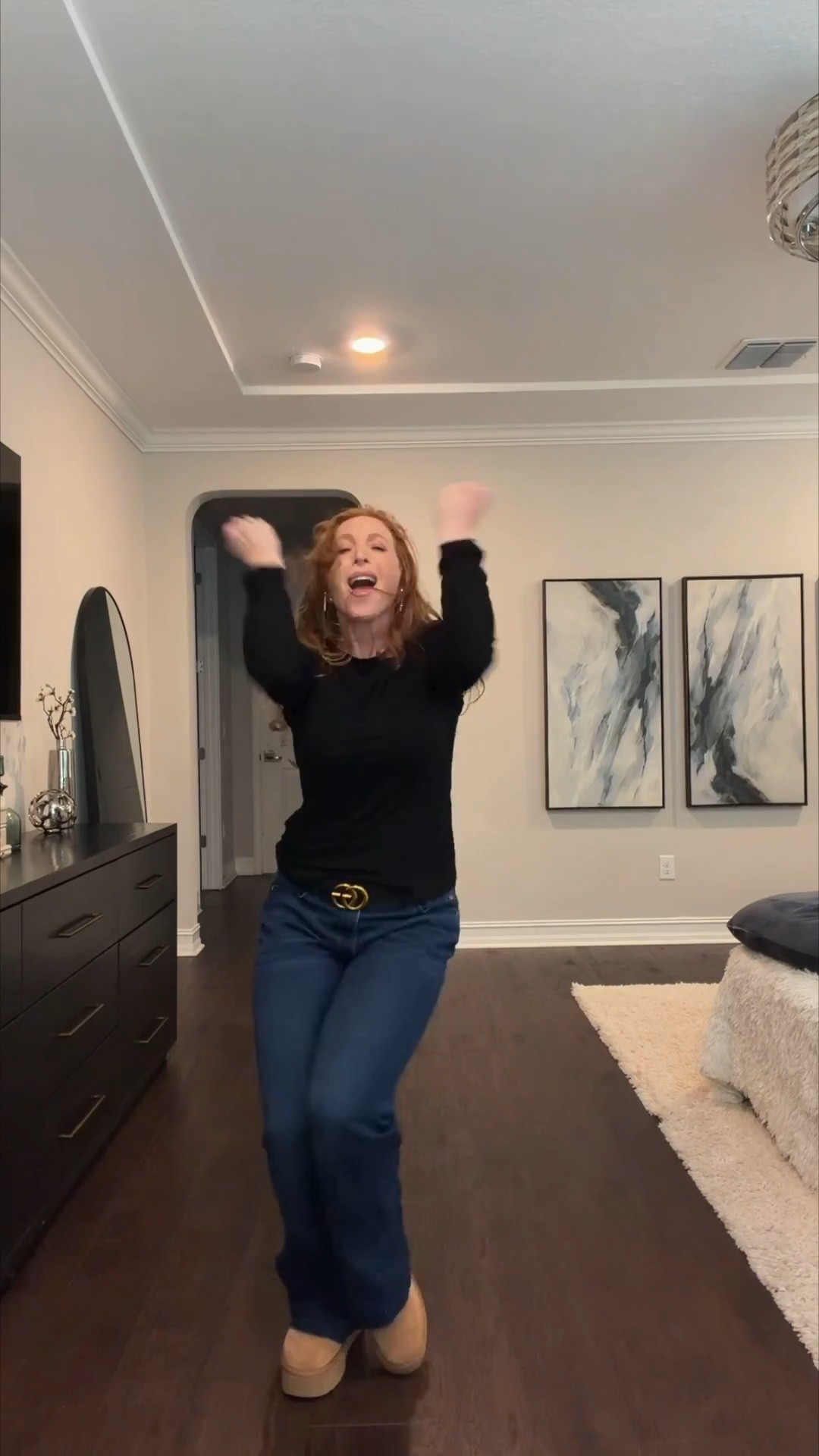 These might be the comfiest jeans I have ever owned!!! They fit true to size and have lots of stretch! Wearing them in a 29! The shirt is a medium ❤️

#LTKMidsize #LTKSaleAlert #LTKootd