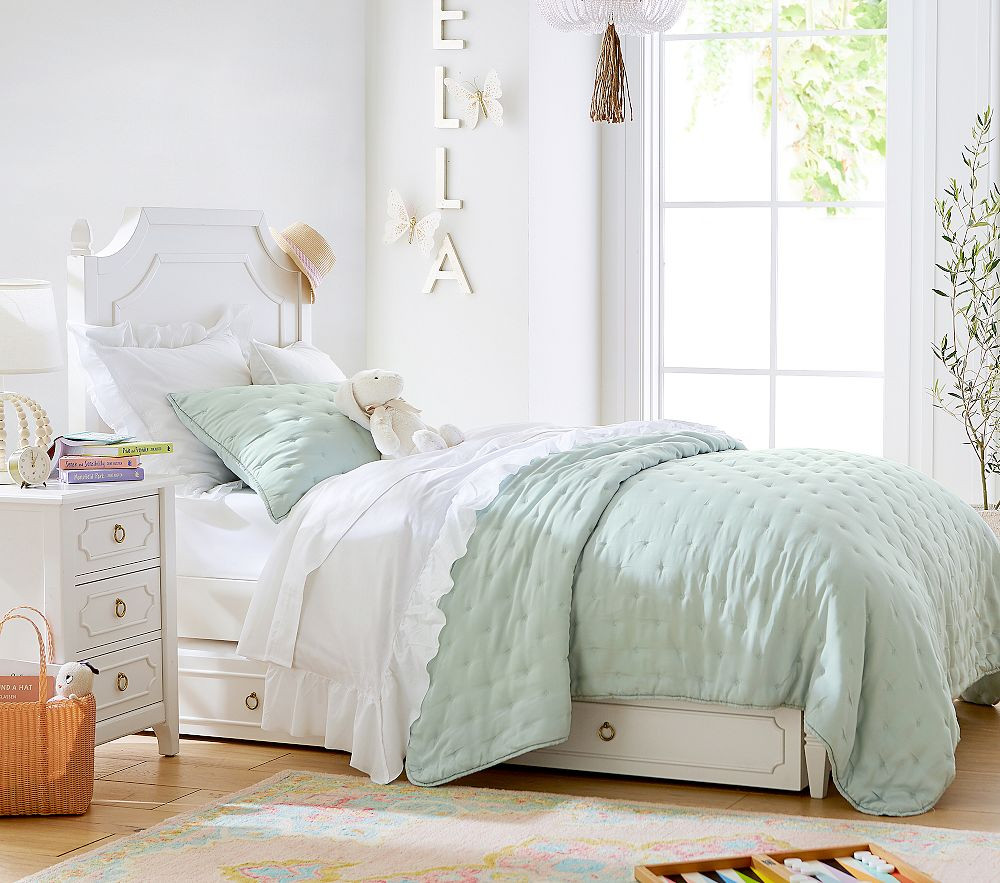 Ava Regency Low Footboard Bed | Pottery Barn Kids