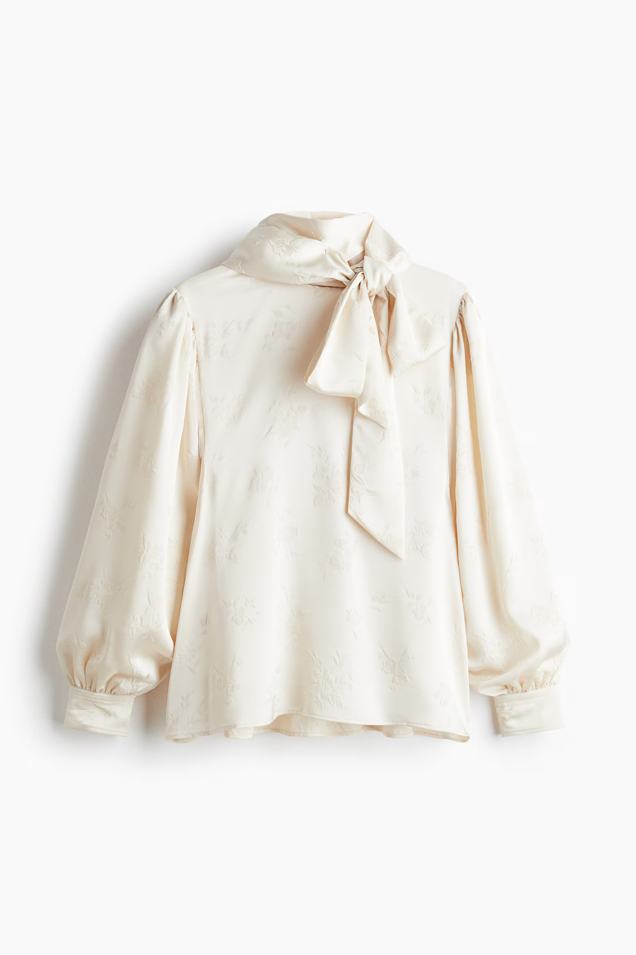 Oversized Jacquard-Weave Blouse | H&M (US + CA)