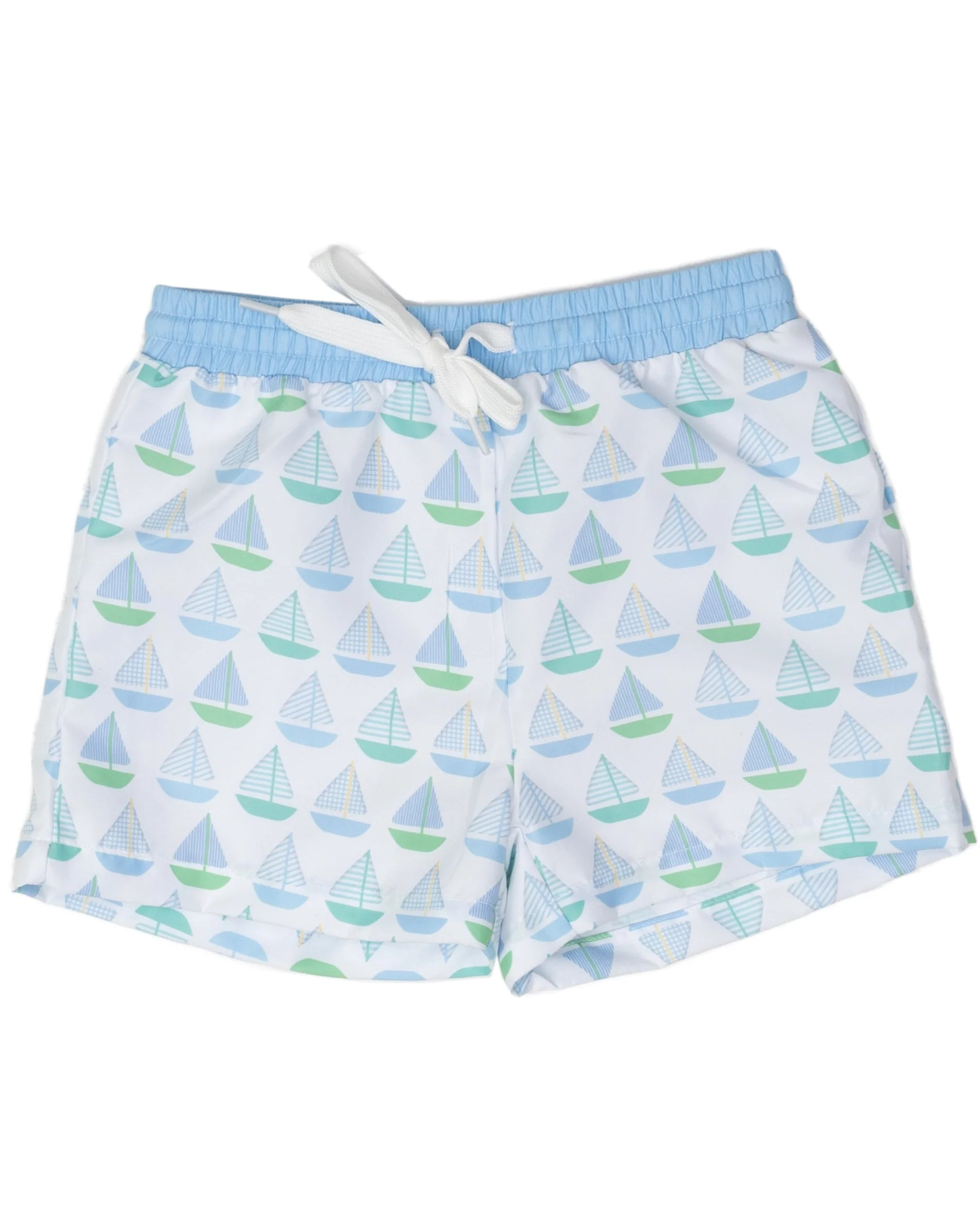 Boys Set Sail Trunks UPF50 | The Oaks Apparel Company