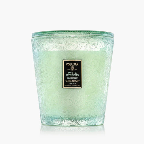 White Cypress - 3 Wick Hearth Candle | Voluspa