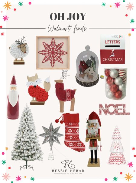 A classic red and white Christmas! 🎄♥️
All items are from Walmart. 

#LTKSeasonal #LTKHoliday #LTKhome