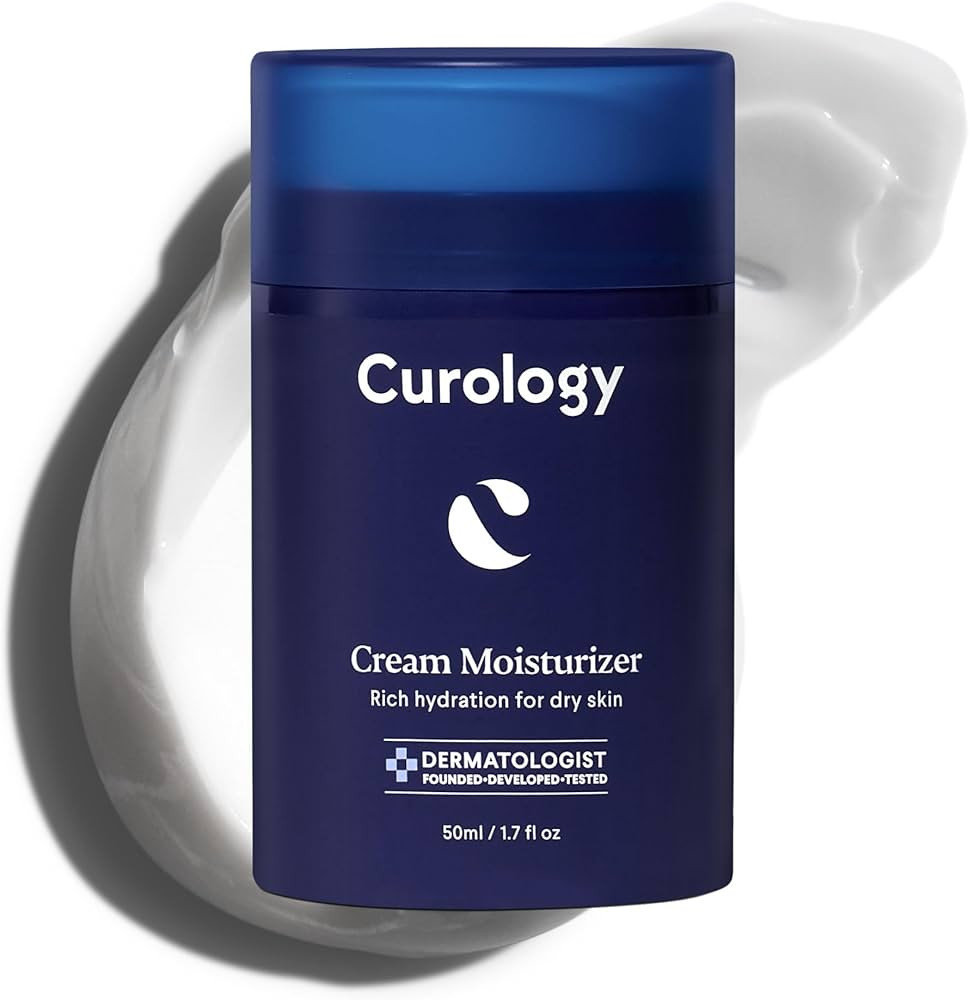Curology Cream Moisturizer, Rich Hydrating Face Lotion for Dry Skin, with Shea Butter and Hyaluro... | Amazon (US)