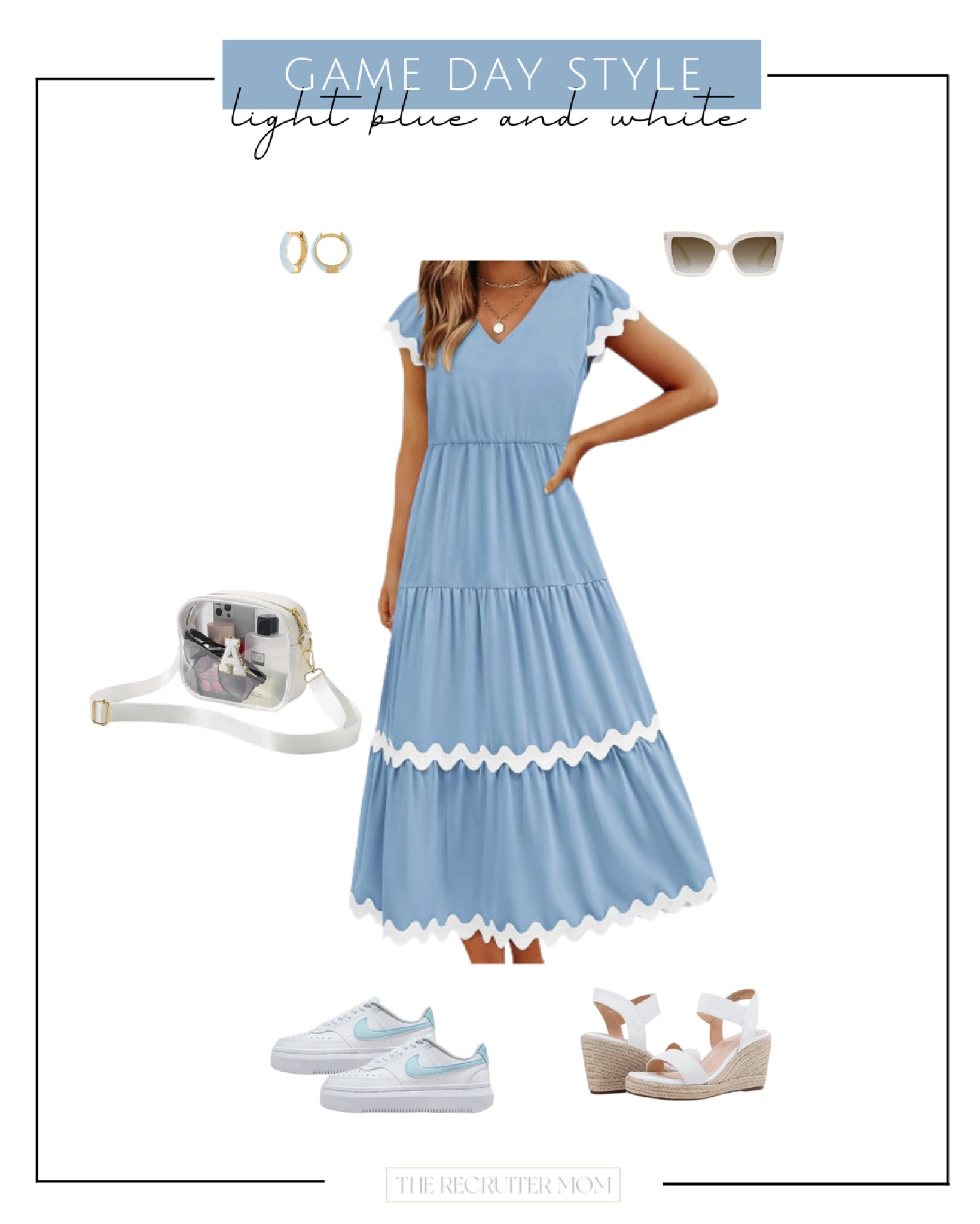Game Day Style with light blue and white 

Sports outfit, football team, college football game outfit, sports event outfit, sideline outfit, game day dress, dressy football outfit, tailgating outfit, leggings, jeans, athletic shorts, sports mom outfit, team sports shirt, TheRecruiterMom

#LTKSeasonal #LTKStyleTip #LTKFindsUnder50