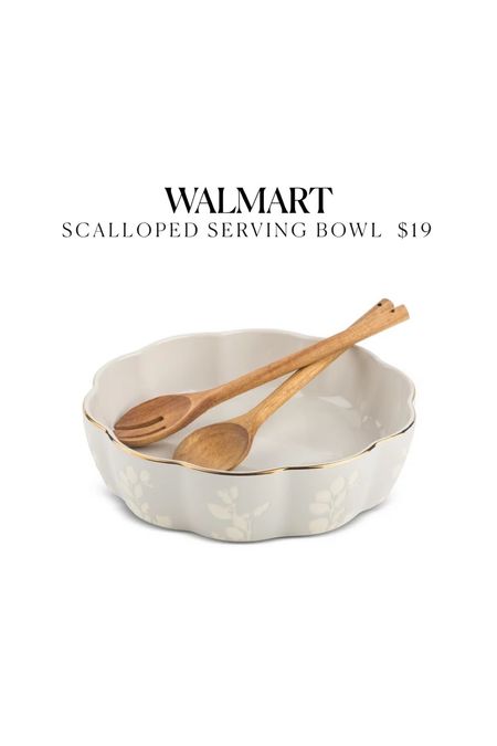 Also ordered this pretty scalloped serving bowl from Walmart ✨ fall entertaining, fall kitchen, fall decor, #Walmarthome 

#LTKstyletip #LTKsalealert #LTKhome
