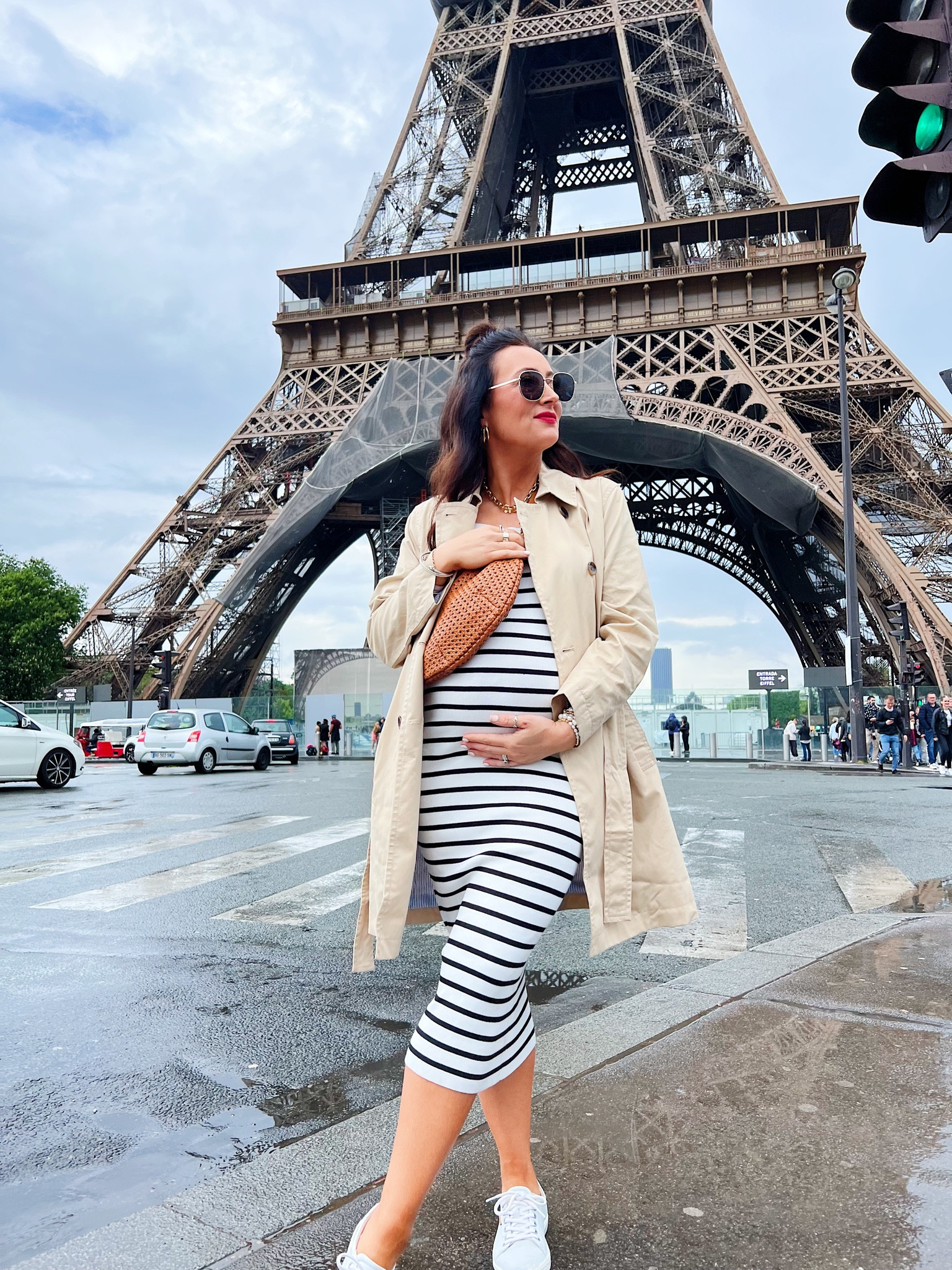 • jacket is true to size, in a 4
• dress is true to size & an awesome bump friendly option - in a small 
• sneakers - I’m usually a size 6.5 or 7 and wear a size 6-6.5 in these

#LTKtravel #LTKbump #LTKeurope