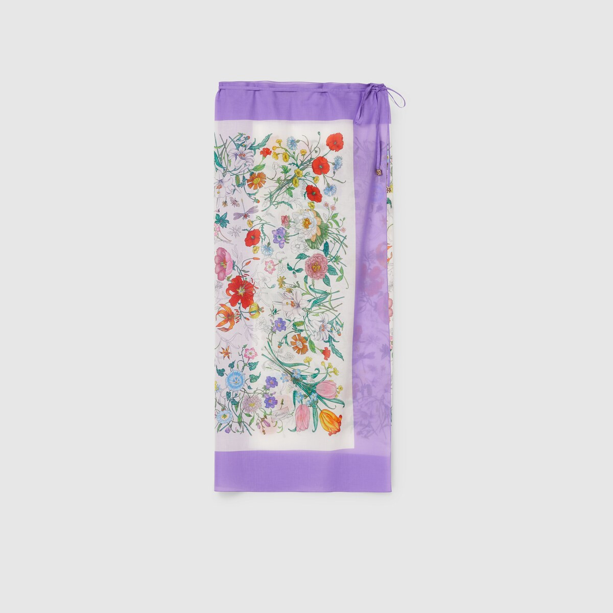 Printed cotton pareo | Gucci (US)