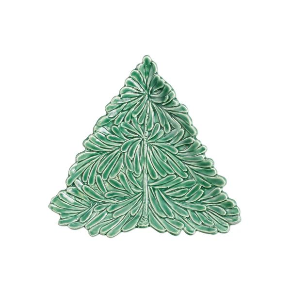 VIETRI Lastra Holiday Figural Tree Small Plate | Waiting On Martha
