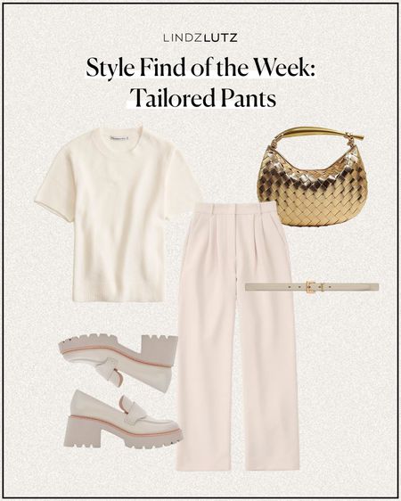 How to style tailored pants! This look would be cute for work or an evening out ✨

#LTKstyletip