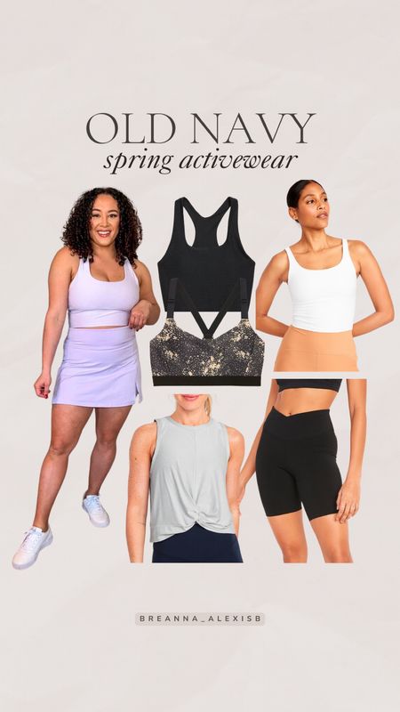 Old Navy spring activewear 🤩

Womens fashion, womens activewear, sports bra, skirt, activewear skirt, biker shorts, spring outfit, everyday outfit, workout outfit, workout fashion, midsize fashion, mom activewear, gym outfit, running look, Pilates outfit, tennis skirt, tennis outfit, supportive bra, gym tank top, old navy fashion, sale alert, on sale 

#LTKfindsunder50 #LTKfitness #LTKstyletip