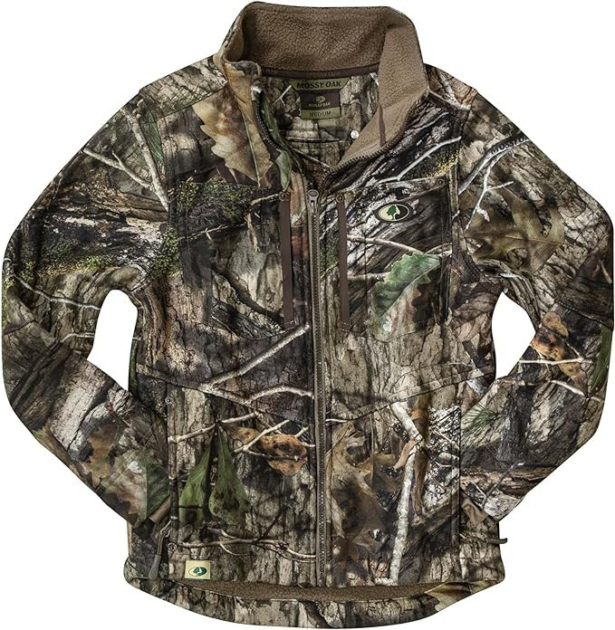 Mossy Oak Boys' Camo Youth Hunting Jacket Sherpa Fleece | Amazon (US)