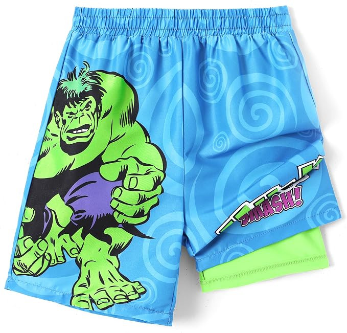Disney Stitch Spiderman Star Wars Cars Toy Story Mickey Boy Swim Trunks UPF50+Swim Shorts Compres... | Amazon (US)