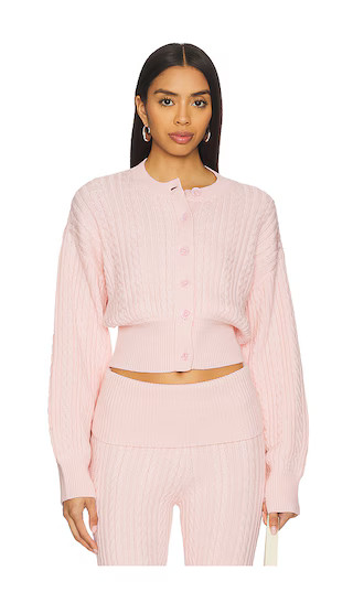 Bessie Cardigan in Light Pink | Revolve Clothing (Global)